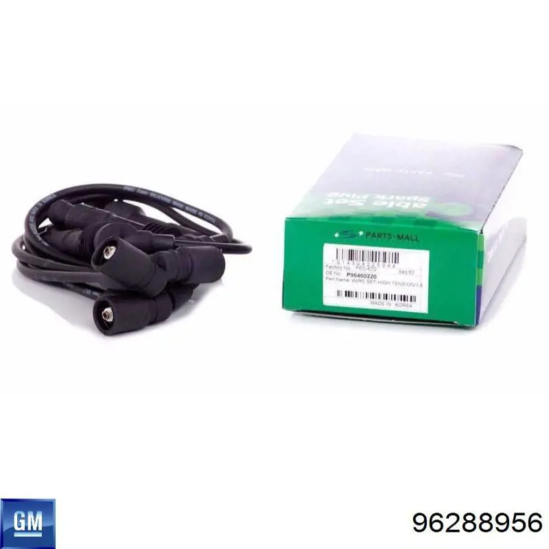 Zestaw przewodów wysokiego napięcia General Motors 96288956