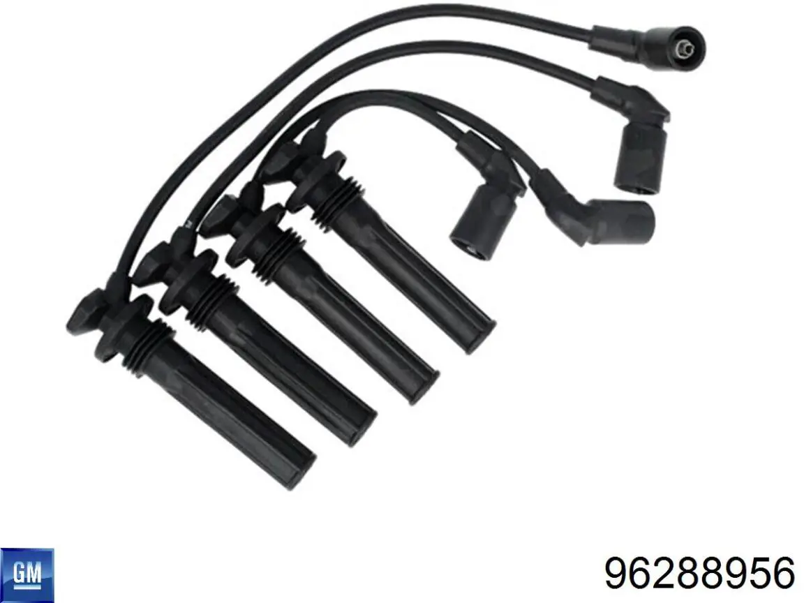 Do koszyka 96288956 General Motors Zestaw przewodów wysokiego napięcia