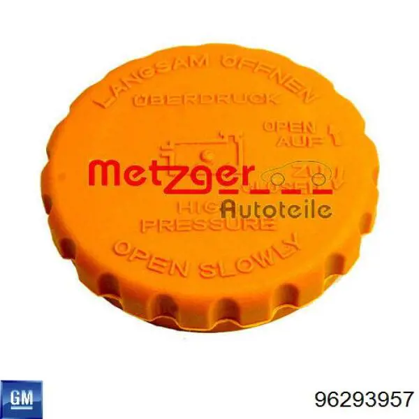 Pokrywa (korek) zbiornika wyrównawczego 96293957 General Motors