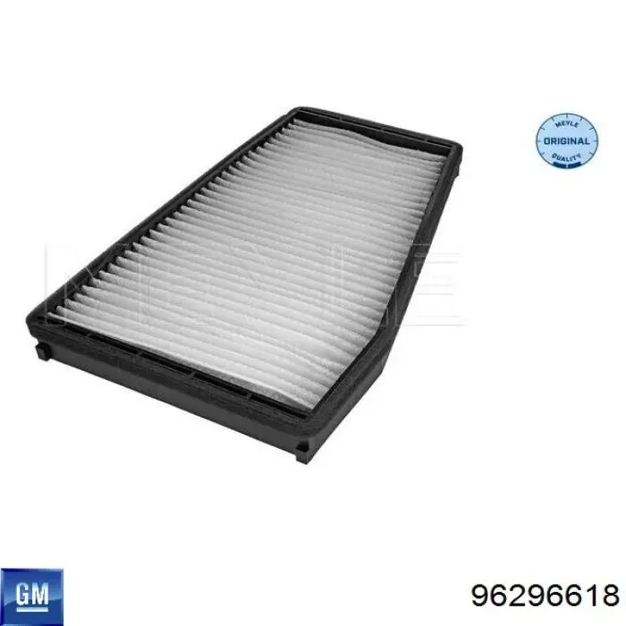Do koszyka 96296618 General Motors Filtr kabiny