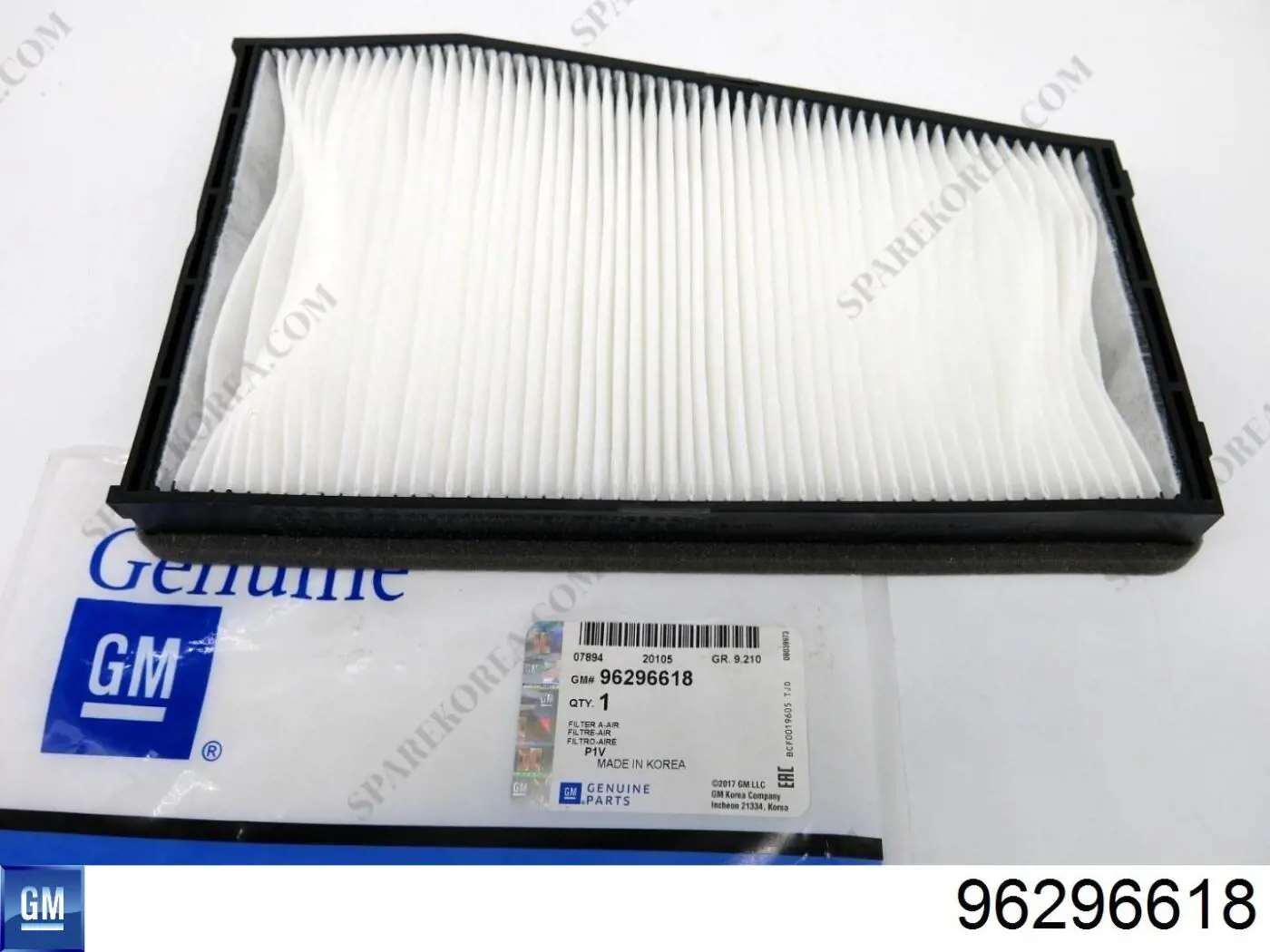 96296618 General Motors filtr kabiny