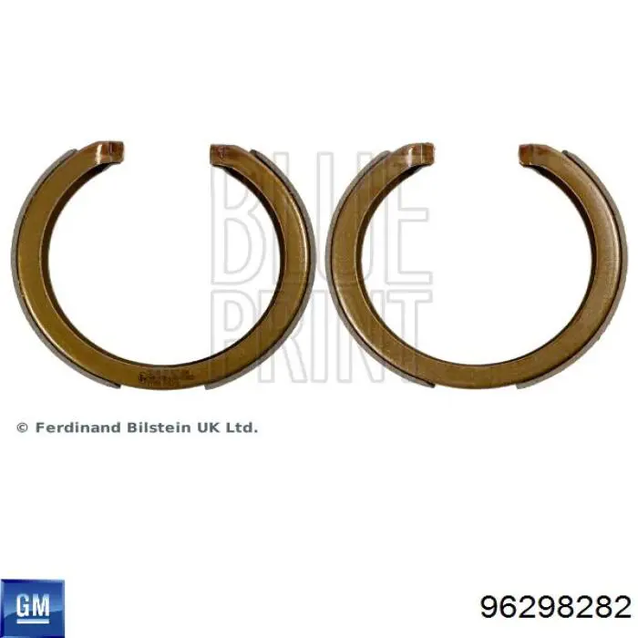 Do koszyka 96298282 General Motors Klocki hamulca ręcznego