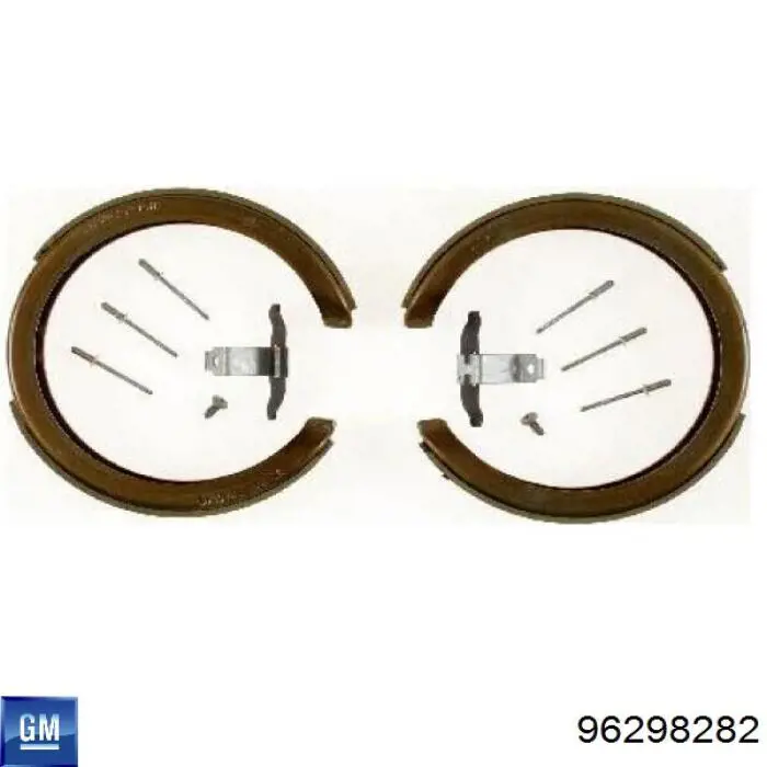 96298282 General Motors Klocki hamulca ręcznego