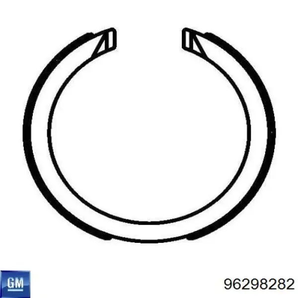 Klocki hamulca ręcznego General Motors 96298282 cena, od 32,93 USD