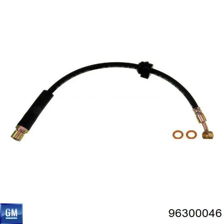 Przewód hamulcowy przedni General Motors 96300046 cena, od 11,72 USD