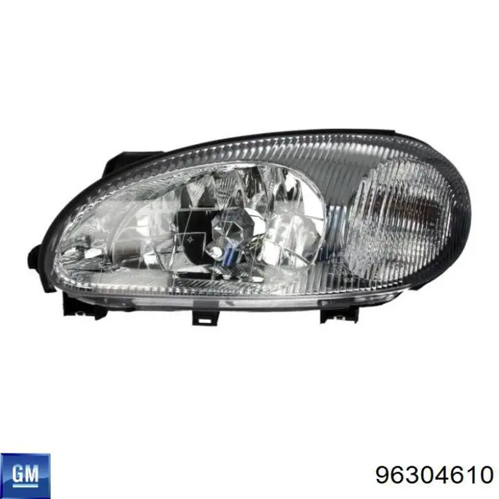 Do koszyka 96304610 General Motors Reflektor lewy