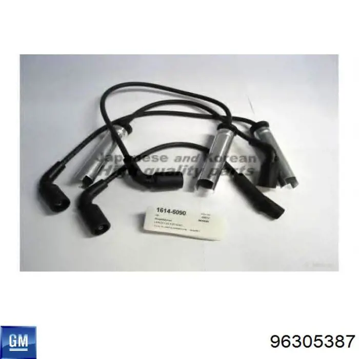 Zestaw przewodów wysokiego napięcia 96305387 General Motors