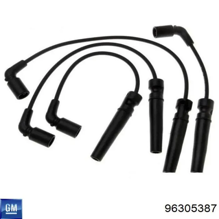 Do koszyka 96305387 General Motors Zestaw przewodów wysokiego napięcia