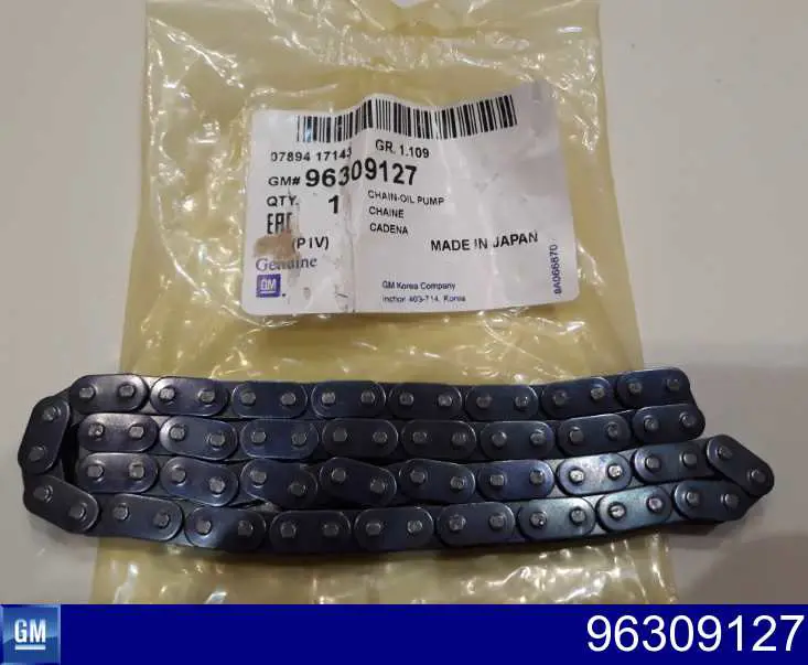 96309127 General Motors Łańcuch pompy oleju