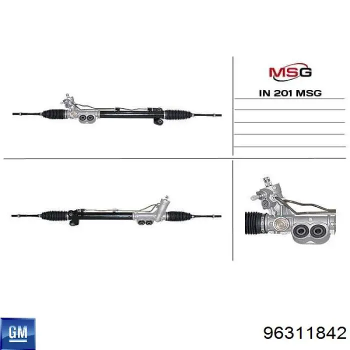 Listwa kierownicza (maglownica) General Motors 96311842 cena, od 289,20 USD