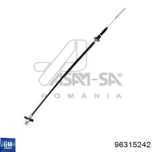 Do koszyka 96315242 General Motors Linka sprzęgła