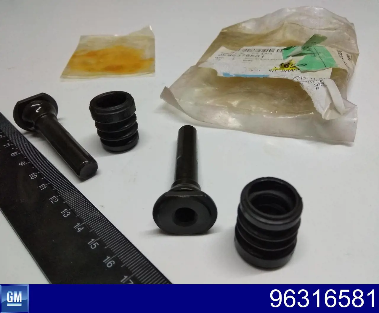 Zestaw naprawczy zacisku hamulcowego przedniego General Motors 96316581 cena, od 0,41 USD