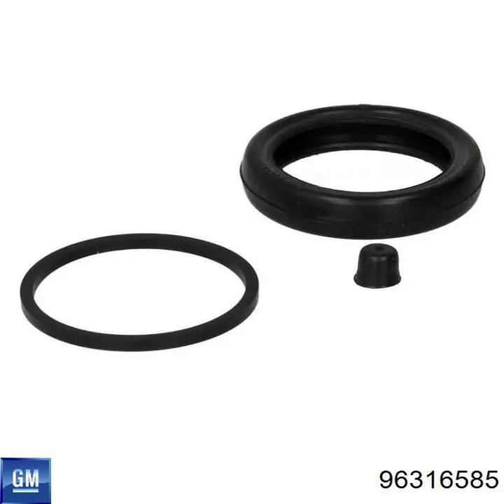 Do koszyka 96316585 General Motors Zestaw naprawczy zacisku hamulcowego przedniego