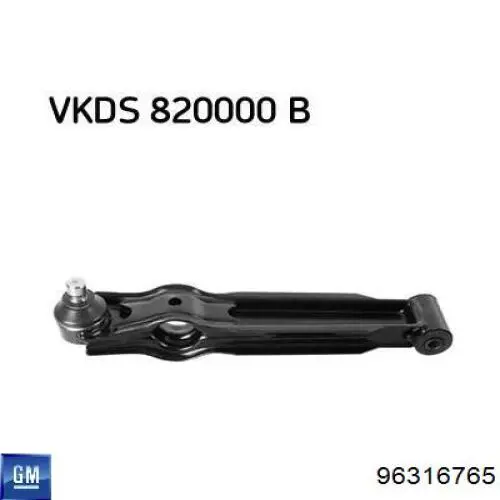 Wahacz zawieszenia przedniego dolny lewy/prawy General Motors 96316765 cena, od 21,76 USD