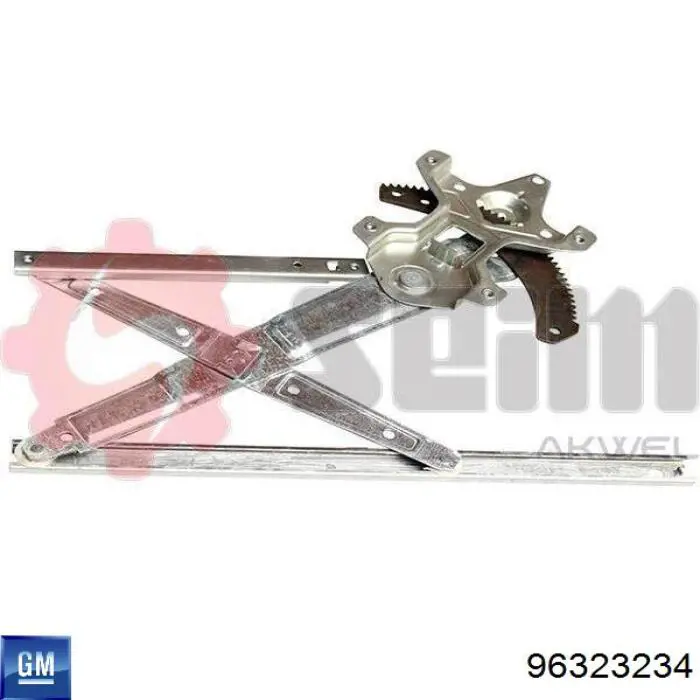 Mechanizm podnoszenia szyby drzwi przednich lewych General Motors 96323234 cena, od 80,02 USD