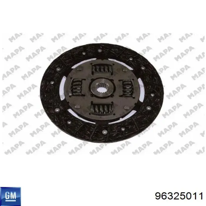 Do koszyka 96325011 General Motors Docisk sprzęgła