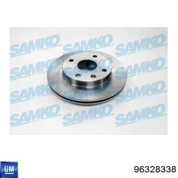 Tarcza hamulcowa przednia General Motors 96328338 cena, od 38,00 USD