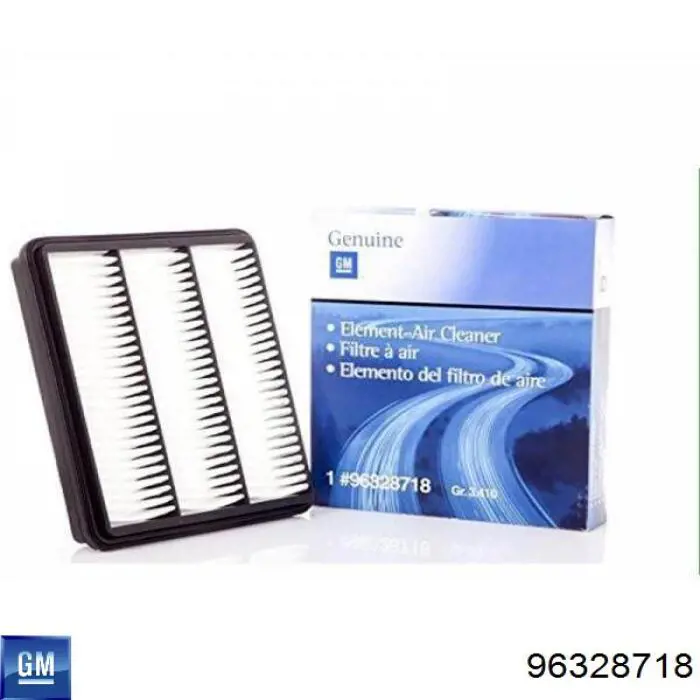 Filtr powietrza General Motors 96328718 cena, od 10,15 USD