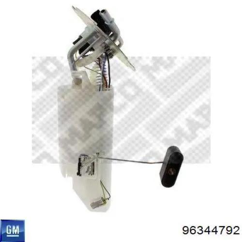 96344792 General Motors Moduł pompy paliwowej z czujnikiem poziomu paliwa