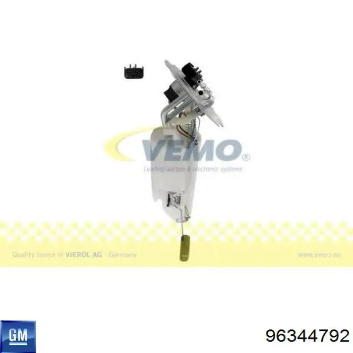 Moduł pompy paliwowej z czujnikiem poziomu paliwa General Motors 96344792