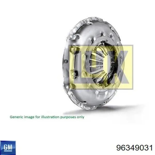 Docisk sprzęgła General Motors 96349031