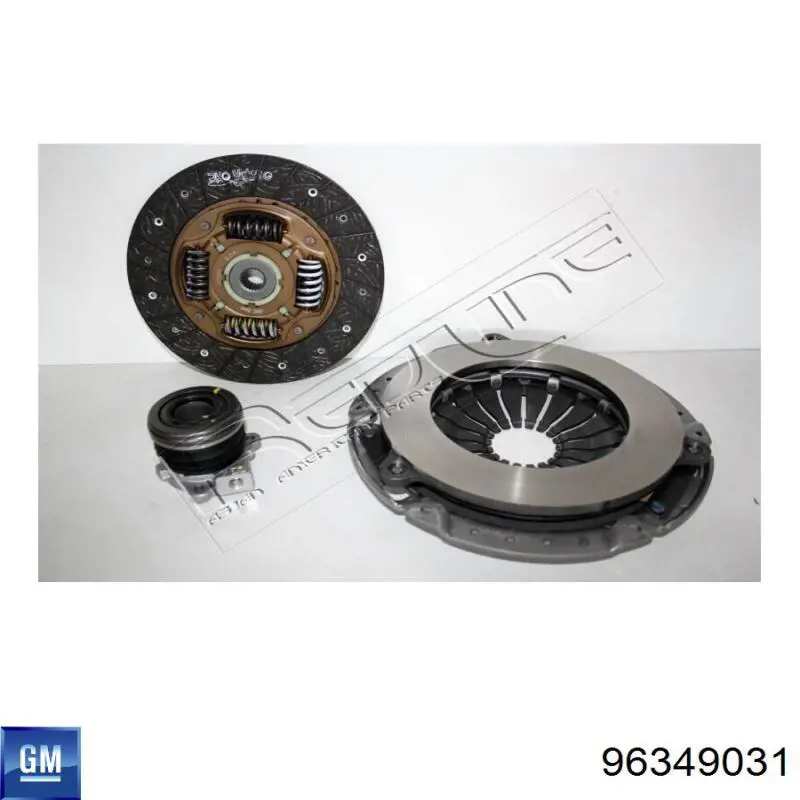Do koszyka 96349031 General Motors Docisk sprzęgła