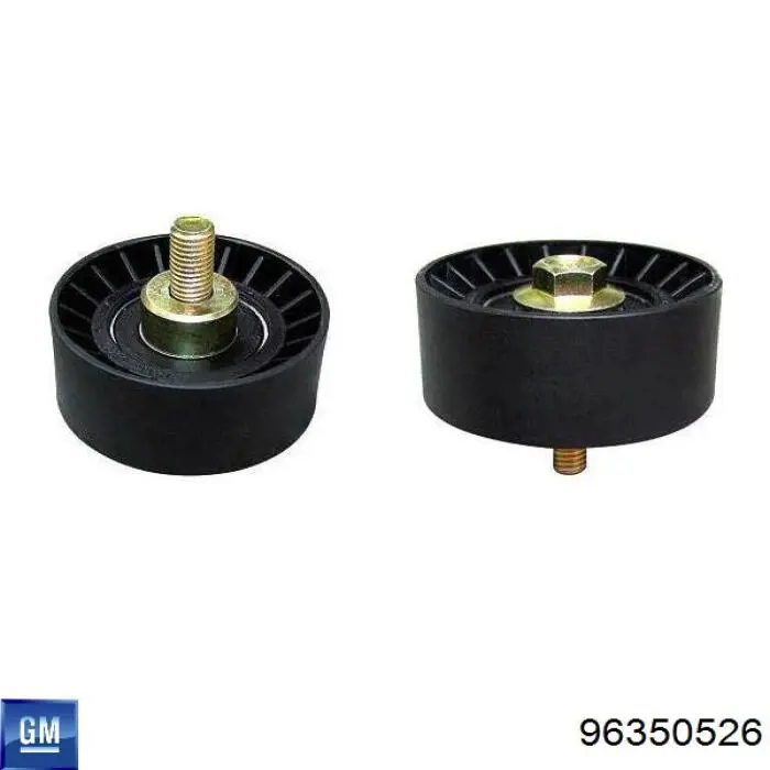 Do koszyka 96350526 General Motors Rolka prowadząca kierunkowa paska rozrządu