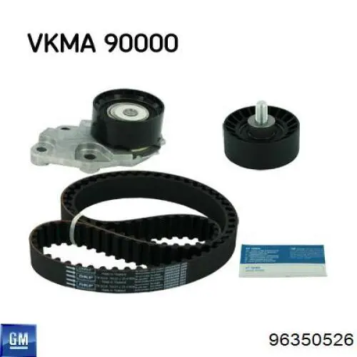 Rolka prowadząca kierunkowa paska rozrządu General Motors 96350526