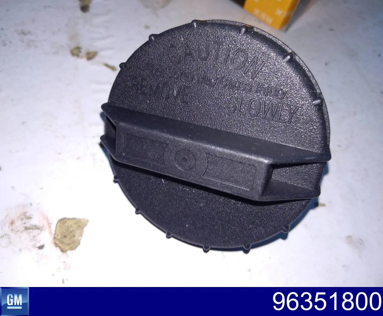 Korek wlewu paliwa General Motors 96351800 cena, od 3,06 USD