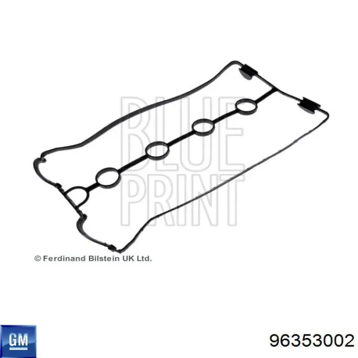 96353002 General Motors uszczelka pokrywy zaworowej silnika