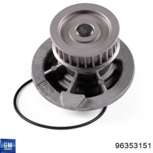 Do koszyka 96353151 General Motors Pompa chłodząca wodna