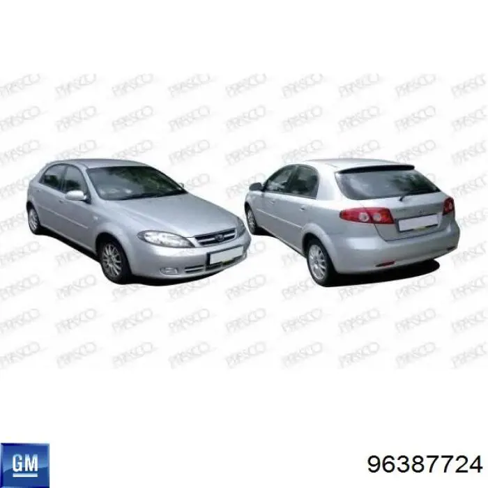 Lampa zespolona tylna lewa zewnętrzna General Motors 96387724 cena, od 45,97 USD