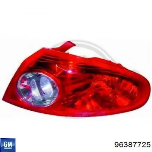 Lampa zespolona tylna prawa zewnętrzna General Motors 96387725 cena, od 44,27 USD