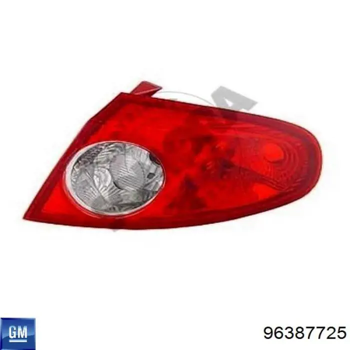 Do koszyka 96387725 General Motors Lampa zespolona tylna prawa zewnętrzna