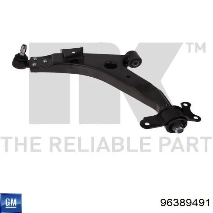 Wahacz zawieszenia przedniego dolny lewy General Motors 96389491 cena, od 70,13 USD