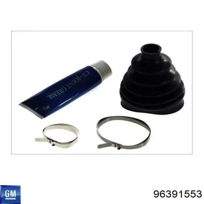 Osłona przegubu homokinetycznego półosi przedniej zewnętrzna 96391553 General Motors