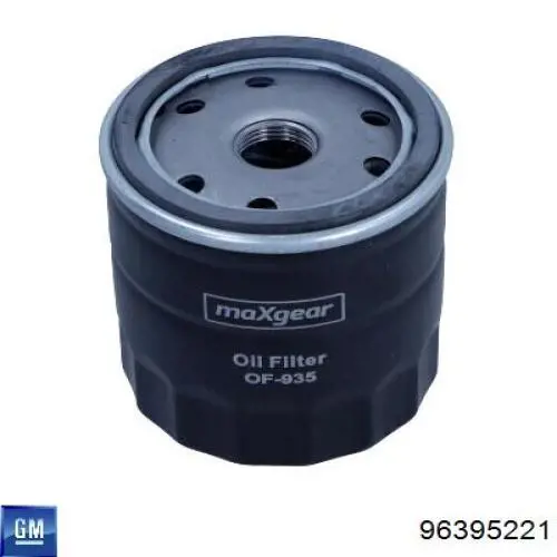 Do koszyka 96395221 General Motors Filtr oleju