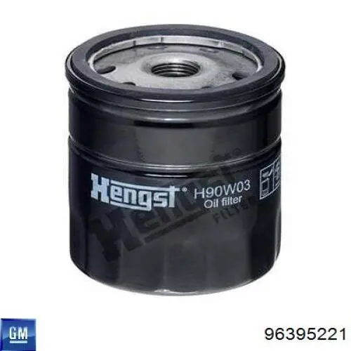 Filtr oleju General Motors 96395221