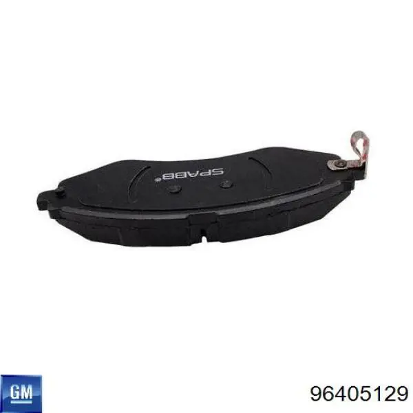 Klocki hamulcowe przednie tarczowe General Motors 96405129 cena, od 17,31 USD