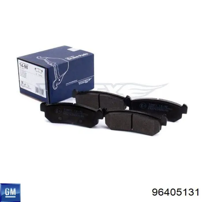 Okładziny (klocki) do hamulców tarczowych tylne General Motors 96405131 cena, od 30,05 USD