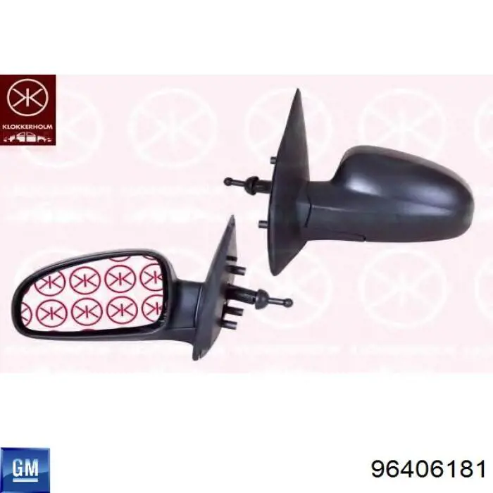 Lusterko wsteczne lewe General Motors 96406181 cena, od 62,99 USD