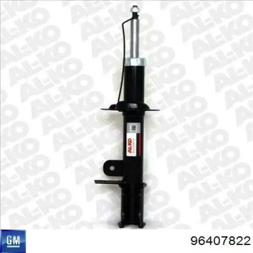 Do koszyka 96407822 General Motors Amortyzator tylny prawy