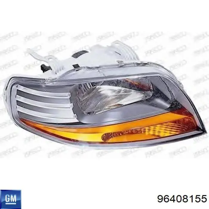 Reflektor prawy General Motors 96408155 cena, od 71,51 USD