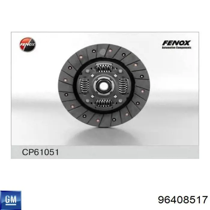 Tarcza sprzęgła 96408517 General Motors