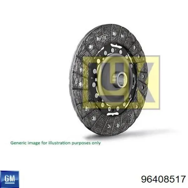 Tarcza sprzęgła General Motors 96408517 cena, od 66,89 USD