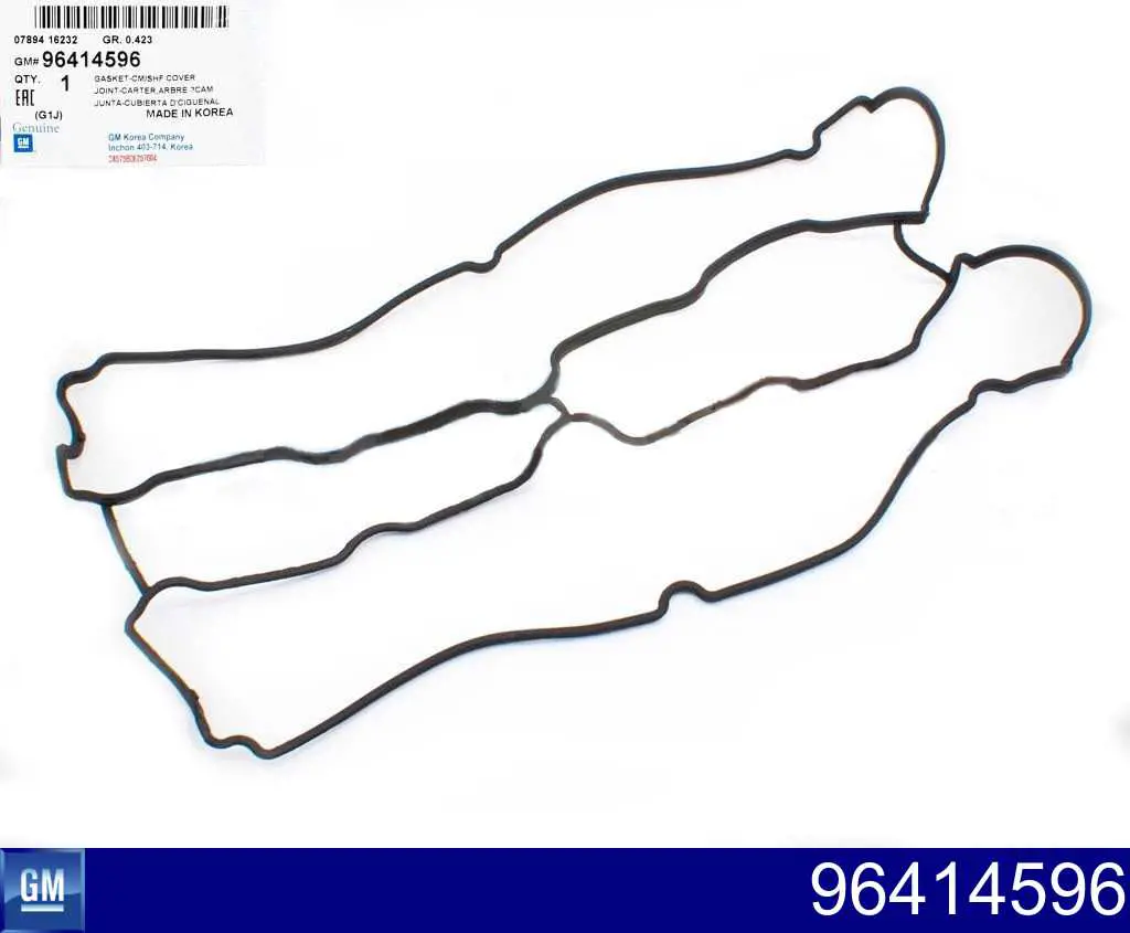 Do koszyka 96414596 General Motors Uszczelka pokrywy zaworowej silnika