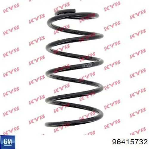 Do koszyka 96415732 General Motors Sprężyna przednia