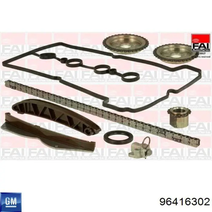 Łańcuch rozrządu do Chevrolet Aveo II T250, T255