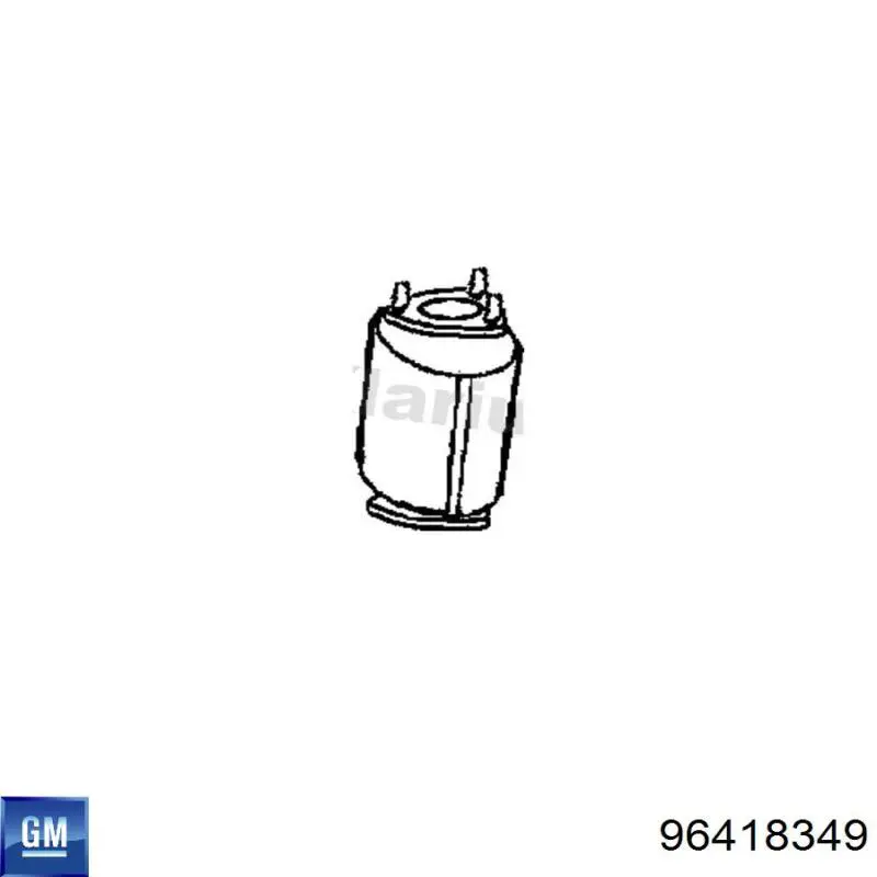 Konwerter-katalizator Chevrolet Aveo II sedana (T250, T255) (2005 - 2011) cena, od 179,68 USD