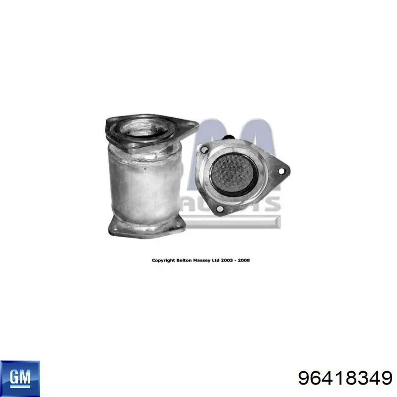 Konwerter-katalizator General Motors 96418349 cena, od 170,93 USD